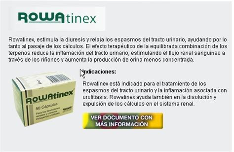 rowatinex para que sirve la uretritis